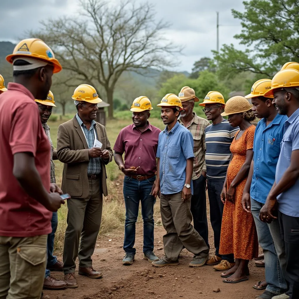 Comunidad local beneficiada por proyectos energéticos